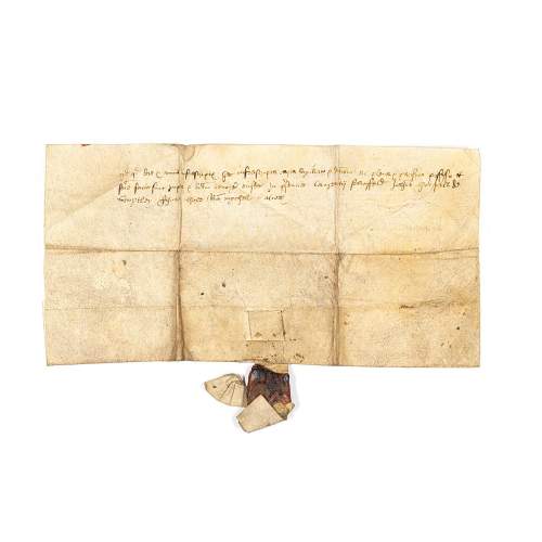 Rare Antique 16th Century Vellum Document in Latin image-2