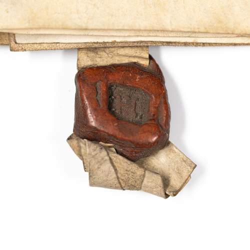 Rare Antique 16th Century Vellum Document in Latin image-5