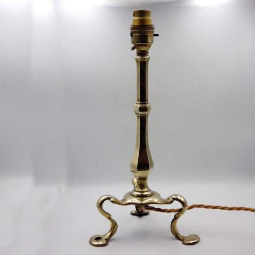 WAS Benson Arts & Crafts Brass Table Lamp Pullman Lamp image-4