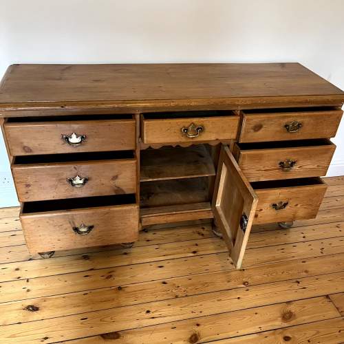Antique Victorian Pine Dresser Base image-3