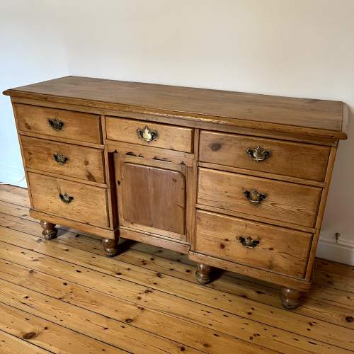 Antique Victorian Pine Dresser Base image-5