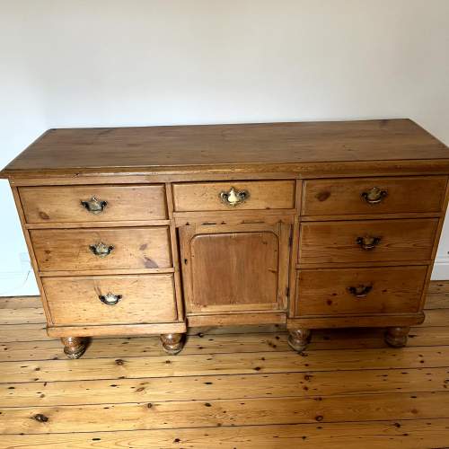 Antique Victorian Pine Dresser Base image-2