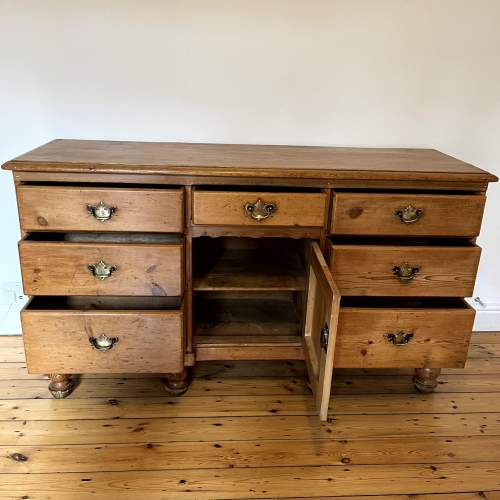 Antique Victorian Pine Dresser Base image-4