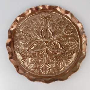 Copper Arts and Crafts Charger