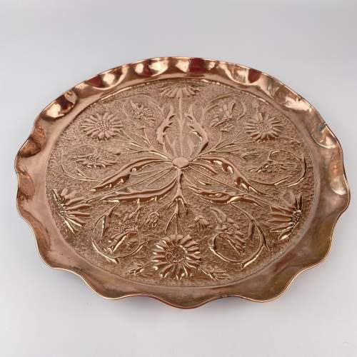 Copper Arts and Crafts Charger image-6