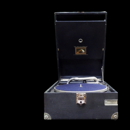 HMV Model 101 Portable Picnic Wind-Up Gramophone image-2