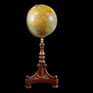 Vintage Worldmaster Globe on Antique Stand
