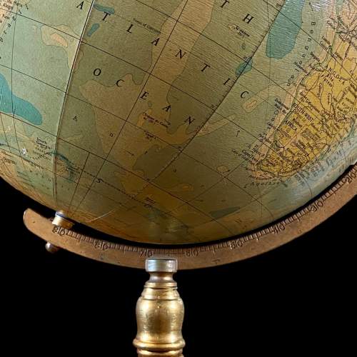Vintage Worldmaster Globe on Antique Stand image-4