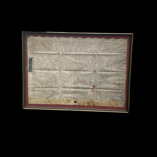 An 18th Century Indenture Henry Aghonby of Cumberland image-1