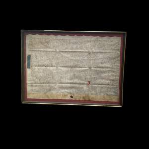 An 18th Century Indenture Henry Aghonby of Cumberland