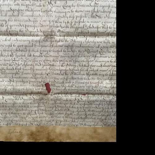 An 18th Century Indenture Henry Aghonby of Cumberland image-3
