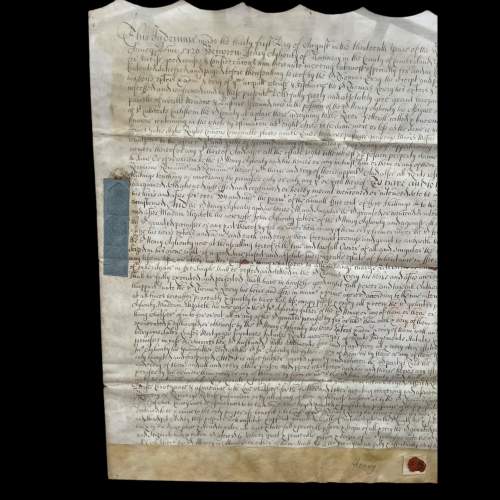 An 18th Century Indenture Henry Aghonby of Cumberland image-4