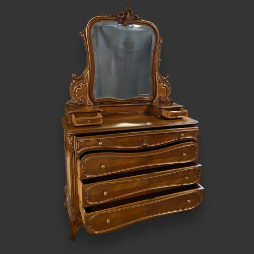 Antique French Walnut Dressing Chest image-2