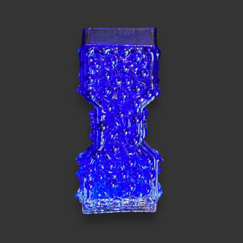 Josef Schott Cobalt Smalandshyttan Tall Glass Vase image-3