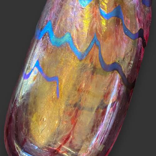 Norman Stuart Clarke Art Glass Bottle image-4