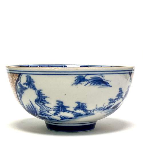 Rare 18th Century Japanese Arita Bowl image-4