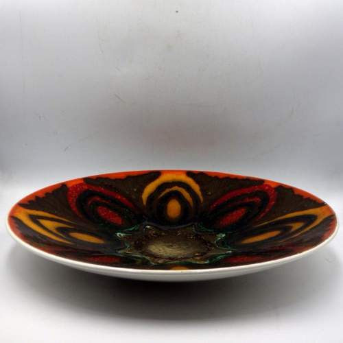 Poole Pottery 1960s Delphis Range Circular Charger Dish image-4