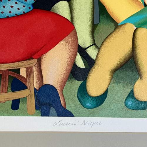 Beryl Cook (1926-2008) Pencil signed Ltd Ed Print "Ladies Night" image-6