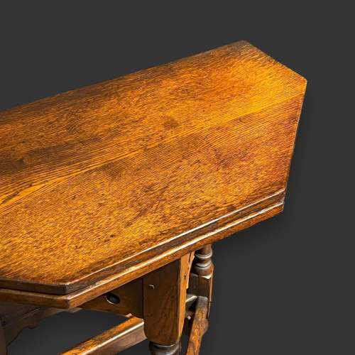 Mid 20th Century Aged Oak Occasional Table image-6