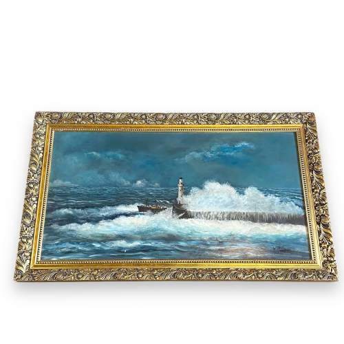 Coastal Scene Oil Painting by William Haining image-1