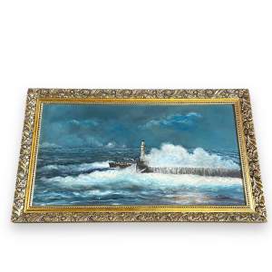 Coastal Scene Oil Painting by William Haining