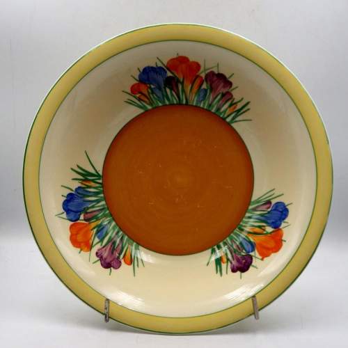 Clarice Cliff Autumn Crocus Large Dessert Bowl image-1