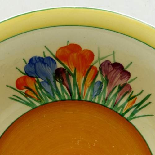 Clarice Cliff Autumn Crocus Large Dessert Bowl image-2