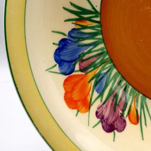 Clarice Cliff Autumn Crocus Large Dessert Bowl image-4