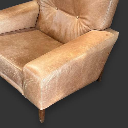 Pair of G Plan Leather Lounge Chairs image-5