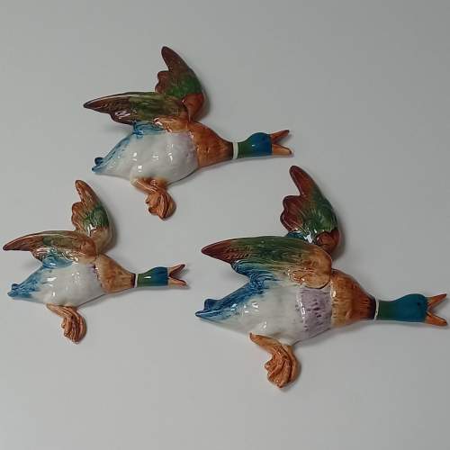 Set of 3 Retro Beswick Flying Ducks image-1