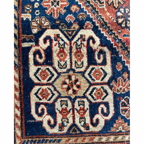 Decorative Hand Knotted Persian Qashqai Rug Circa 1930 - 1950 image-5