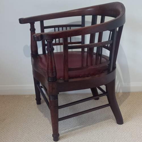 Early 20th Century Mahogany Desk Chair image-2
