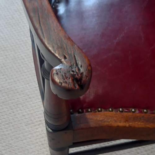 Early 20th Century Mahogany Desk Chair image-5
