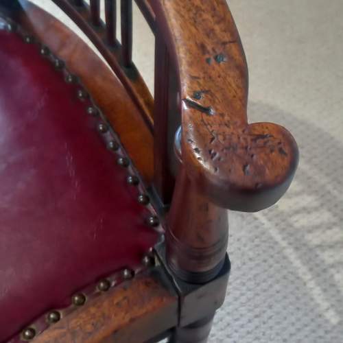 Early 20th Century Mahogany Desk Chair image-6