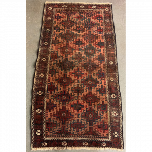 Attractive Hand Knotted Persian Belouch Tribal Rug