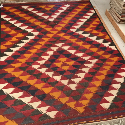 Stunning Hand Knotted Tribal Afghan Kilim Area Rug Large Carpet image-1