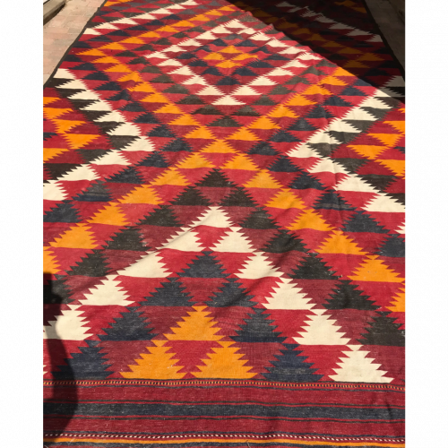 Stunning Hand Knotted Tribal Afghan Kilim Area Rug Large Carpet image-2