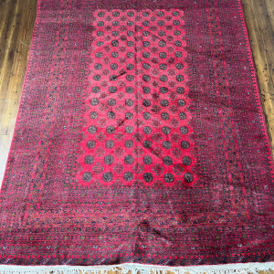 Traditional Afghan Ersari Area Rug Large Carpet Gull Design