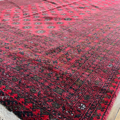 Traditional Afghan Ersari Area Rug Large Carpet Gull Design image-4