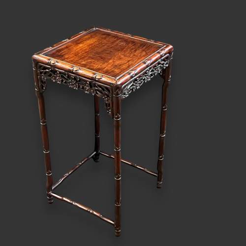 19th Century Chinese Rosewood and Mahogany Quartetto Nest of Tables image-4