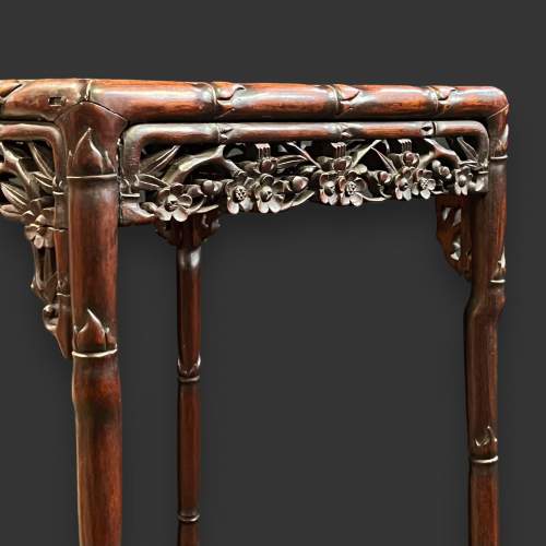 19th Century Chinese Rosewood and Mahogany Quartetto Nest of Tables image-5