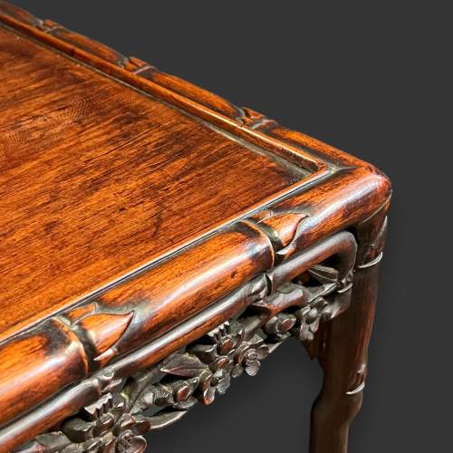 19th Century Chinese Rosewood and Mahogany Quartetto Nest of Tables image-6