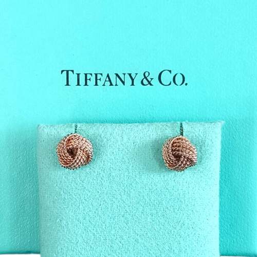 Tiffany Silver Twist Earrings image-2