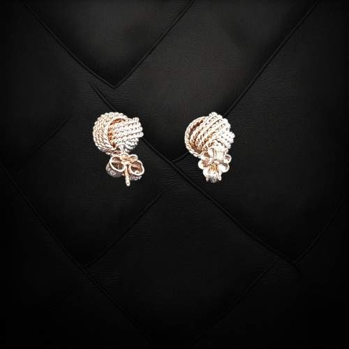 Tiffany Silver Twist Earrings image-3
