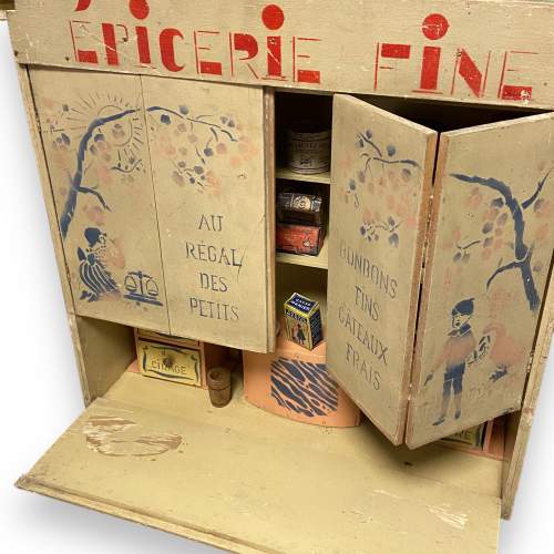 Rare 1950s Vintage French Toy Grocery Store image-3