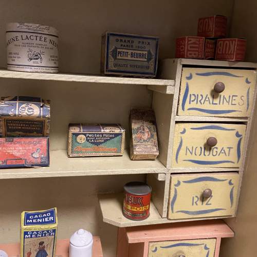 Rare 1950s Vintage French Toy Grocery Store image-5