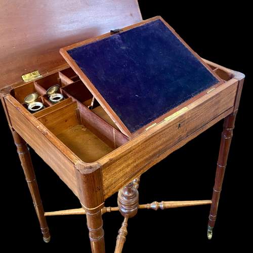 19th Century Mahogany Writing Table image-2