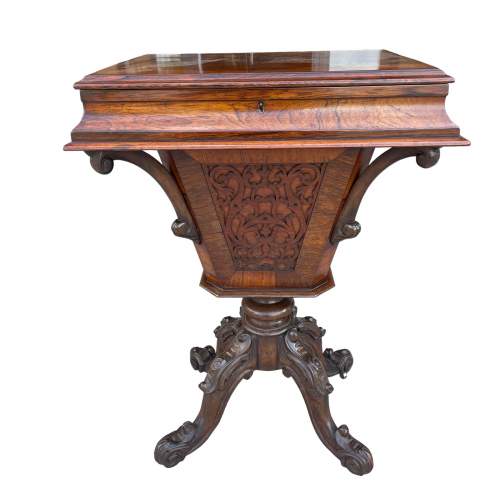 Rosewood Sewing Table image-1