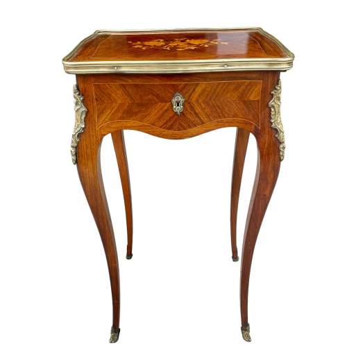 Inlaid Rosewood Sewing Table image-3