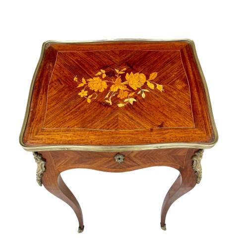 Inlaid Rosewood Sewing Table image-4